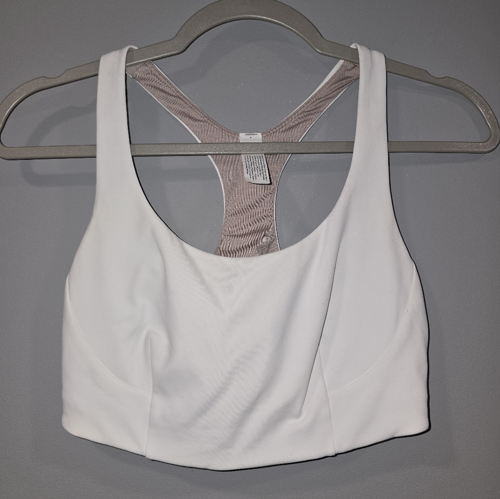 Wunder Under Bra Medium Support C /D Cup White Women's Size 10 Excellent EUC E